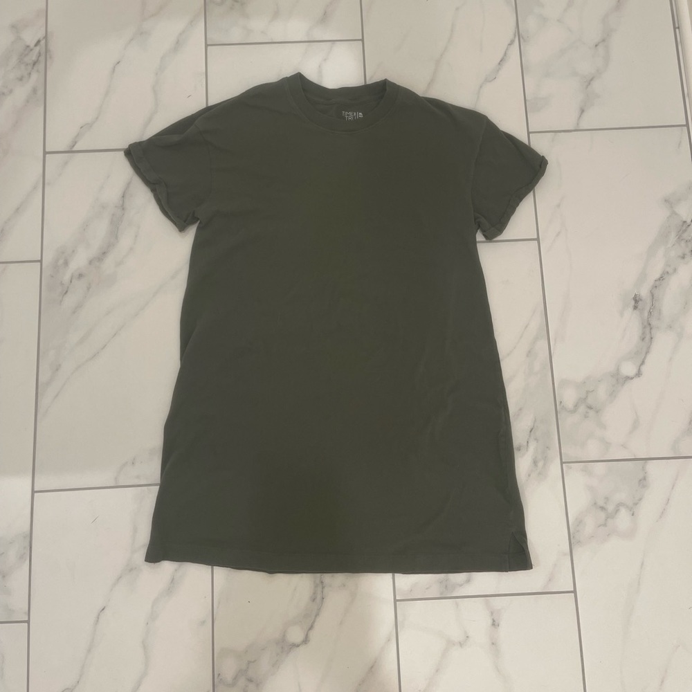 XL Tshirt Dress Army green/olive color